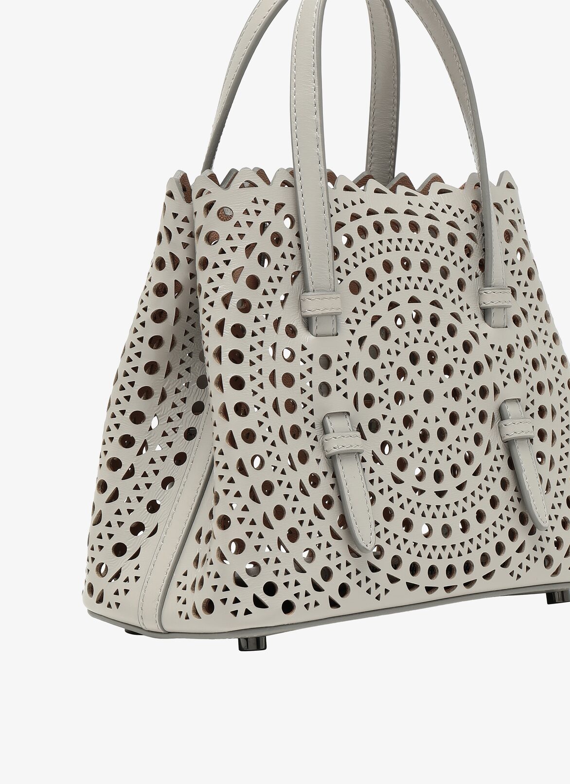 Mina 20 Tote Bag ALAÏA PEARL MINA 20 TOTE BAG